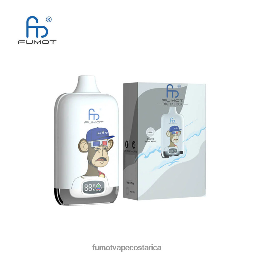 Fumot Tech - Fumot Digital Box 12000 cápsulas de vapeo desechables - 20 ml (1 pieza) P8Z6F6110 explosión de manzana y baya