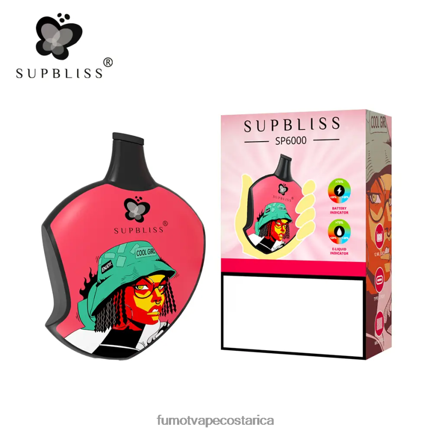Fumot Tech - Fumot Supbliss cápsula de vapeo desechable sp6000 - 12 ml (1 pieza) P8Z6F6450 áloe uva