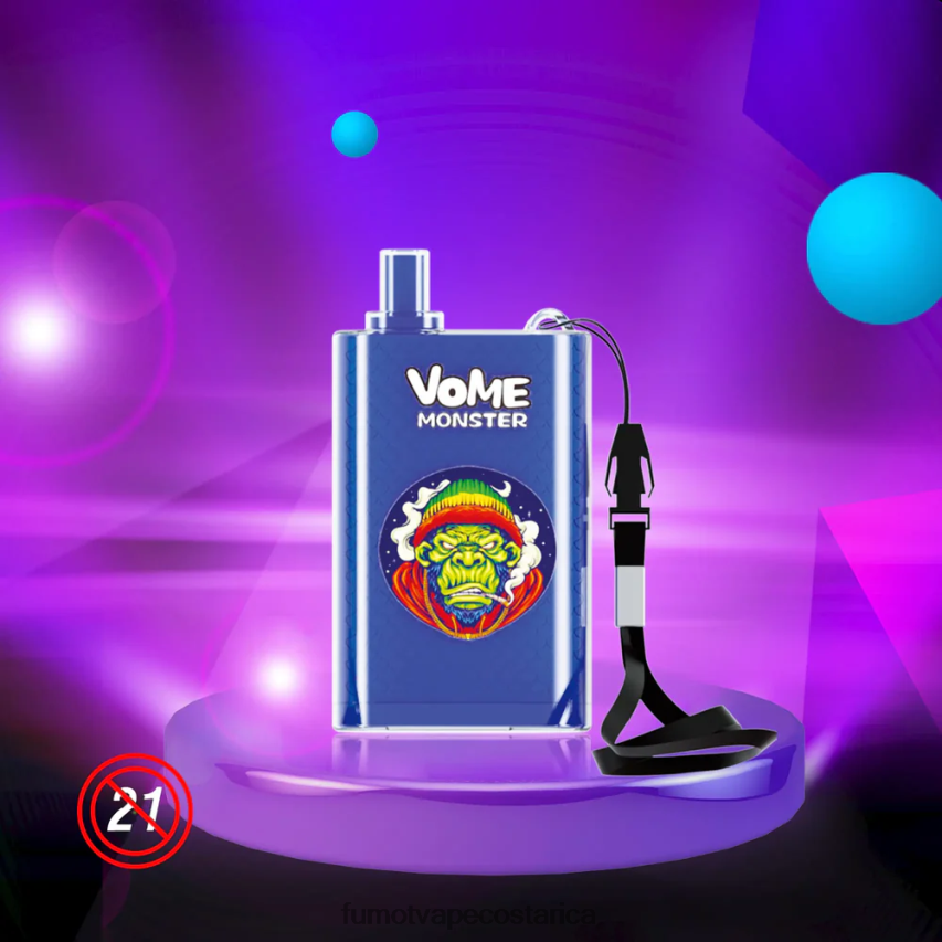 Fumot Disposable Vape - Fumot Vome Monster Dispositivo de vapeo desechable 10000 - 20 ml (1 pieza) P8Z6F6435 caramelo arcoiris