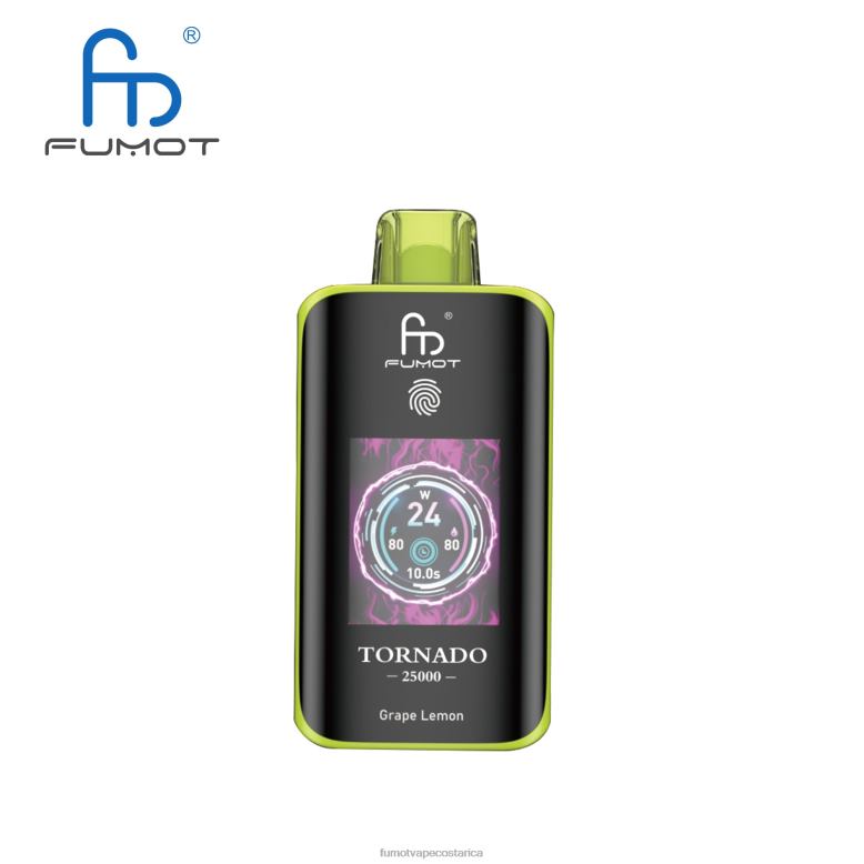 Fumot Store | Fumot Tornado 25000 vaporizadores desechables uva limon X26486