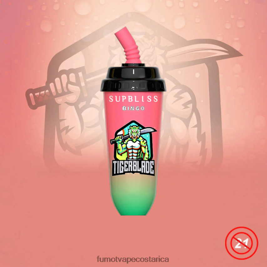 Fumot Disposable Vape - Fumot Supbliss Bingo Dispositivo de vapeo desechable 8000 de 16 ml (1 pieza) P8Z6F6405 limon rosa