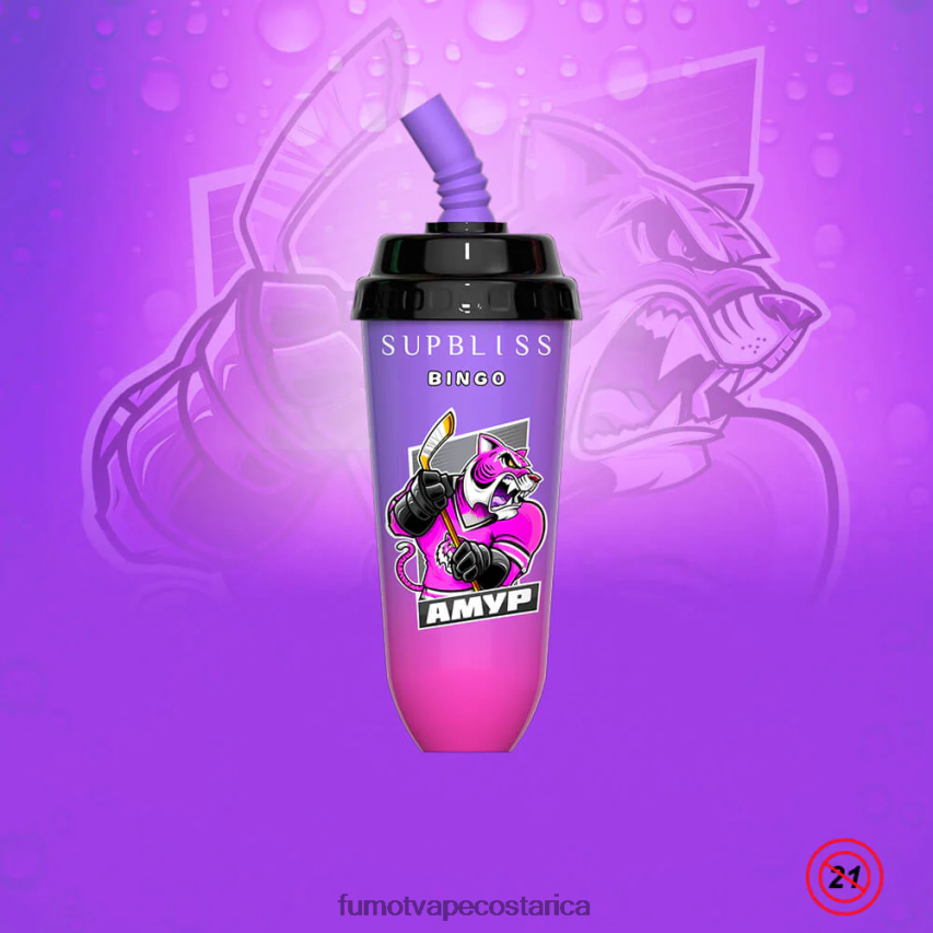 Fumot Disposable Vape - Fumot Supbliss Bingo Dispositivo de vapeo desechable 8000 de 16 ml (1 pieza) P8Z6F6405 limon rosa