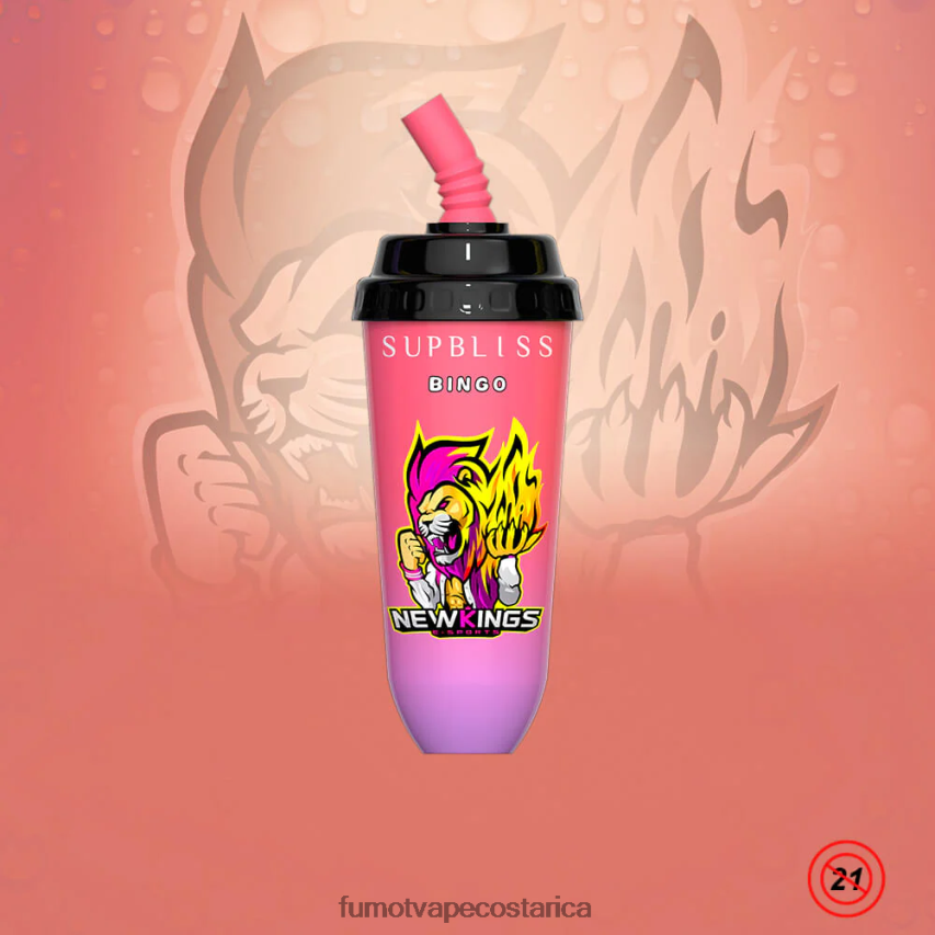 Fumot Store - Fumot Supbliss Bingo Dispositivo de vapeo desechable 8000 de 16 ml (1 pieza) P8Z6F6406 uva sakura