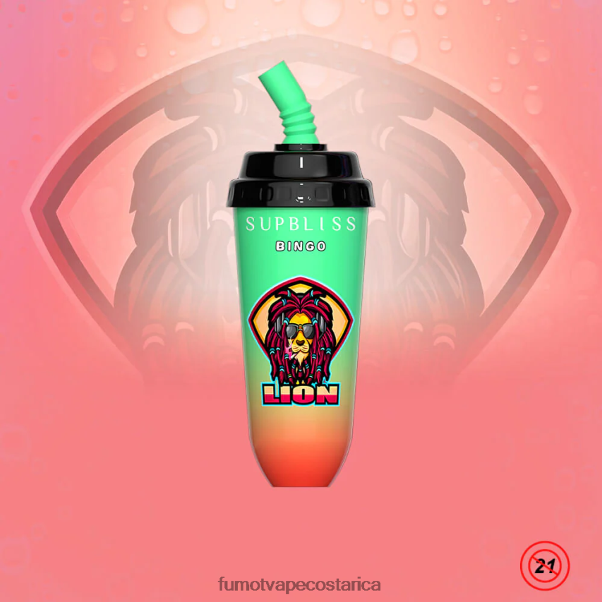 Fumot Store - Fumot Supbliss Bingo Dispositivo de vapeo desechable 8000 de 16 ml (1 pieza) P8Z6F6406 uva sakura