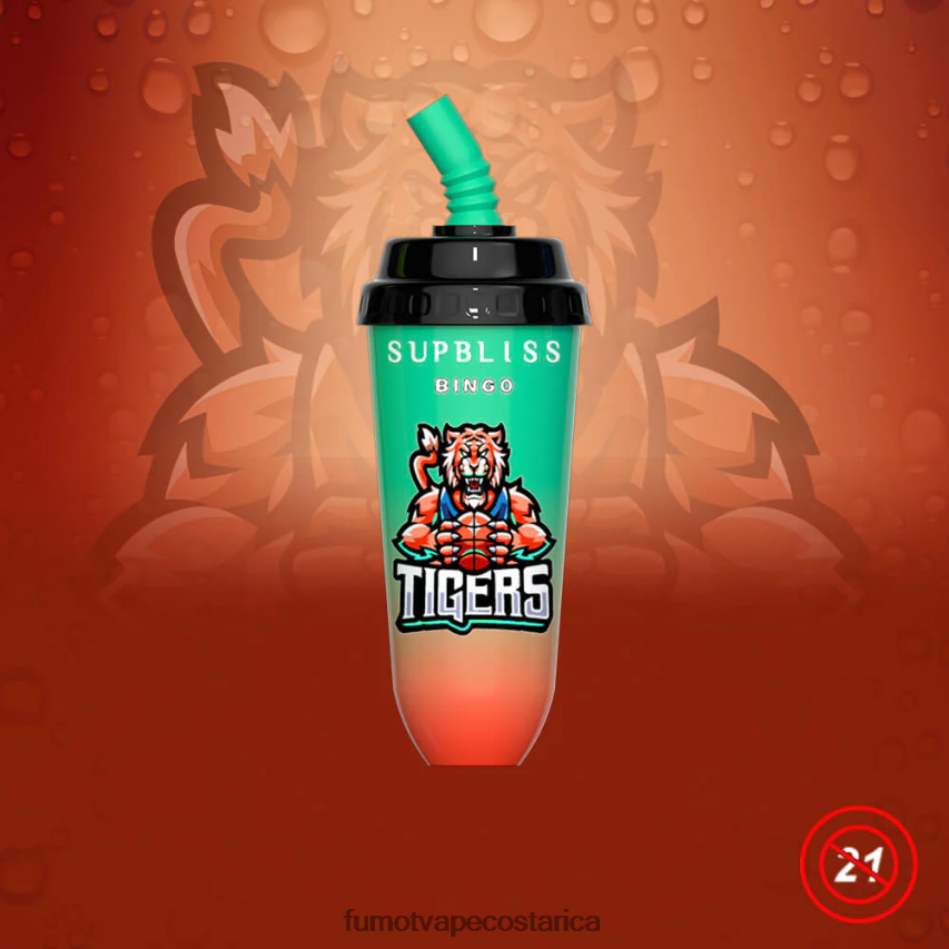 Fumot Vape Costa Rica - Fumot Supbliss Bingo Dispositivo de vapeo desechable 8000 - 16 ml (1 pieza) P8Z6F6401 cola de lichi