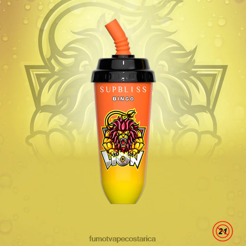Fumot Vape Sabores - Fumot Supbliss Bingo Dispositivo de vapeo desechable 8000 - 16 ml (1 pieza) P8Z6F6393 arándano