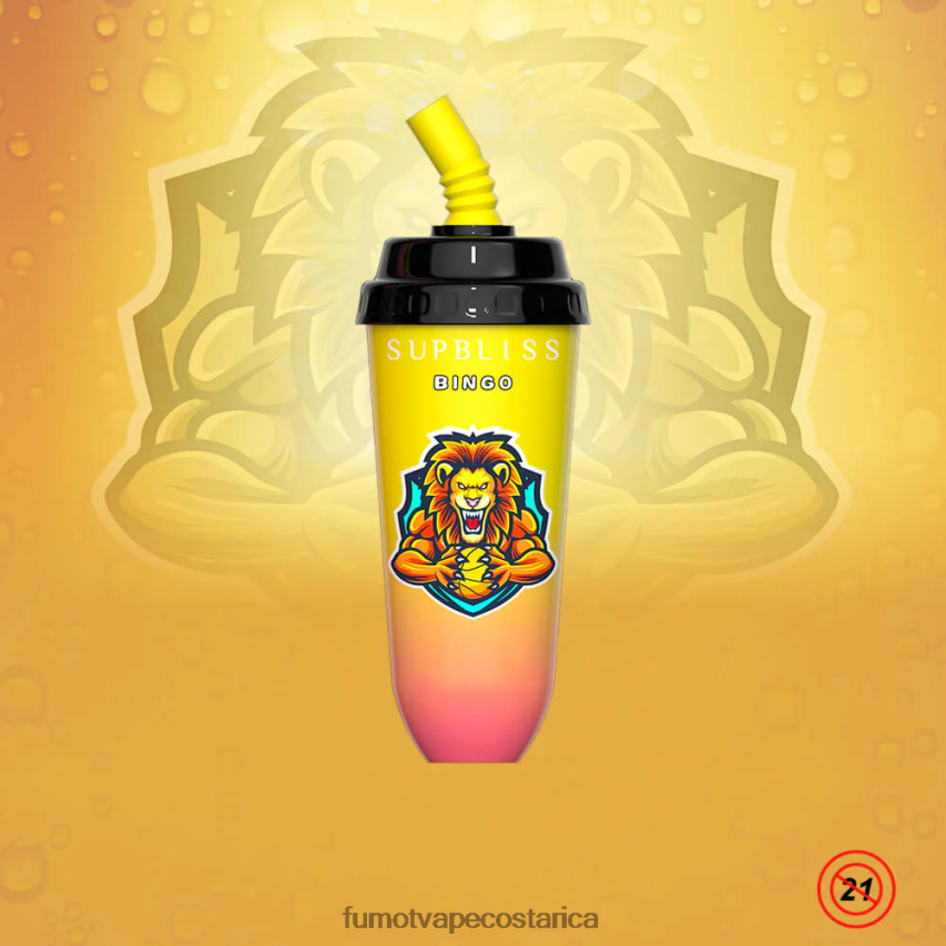 Fumot Vape Sabores - Fumot Supbliss Bingo Dispositivo de vapeo desechable 8000 - 16 ml (1 pieza) P8Z6F6393 arándano