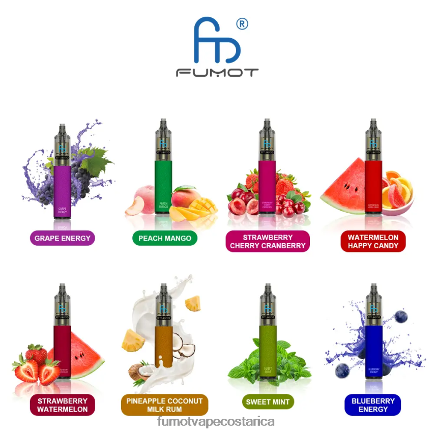 Fumot Disposable Vape - Fumot DTL bolígrafo vapeador desechable 9000- 18ml (1 pieza) P8Z6F6375 miel piña naranja