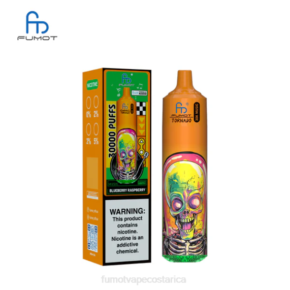 Fumot Disposable Vape - Fumot Tornado Música 30K frambuesa arándano T2J05