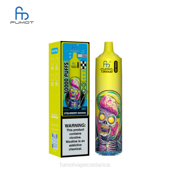 Fumot Disposable Vape - Fumot Tornado Música 30K plátano fresa T2J025