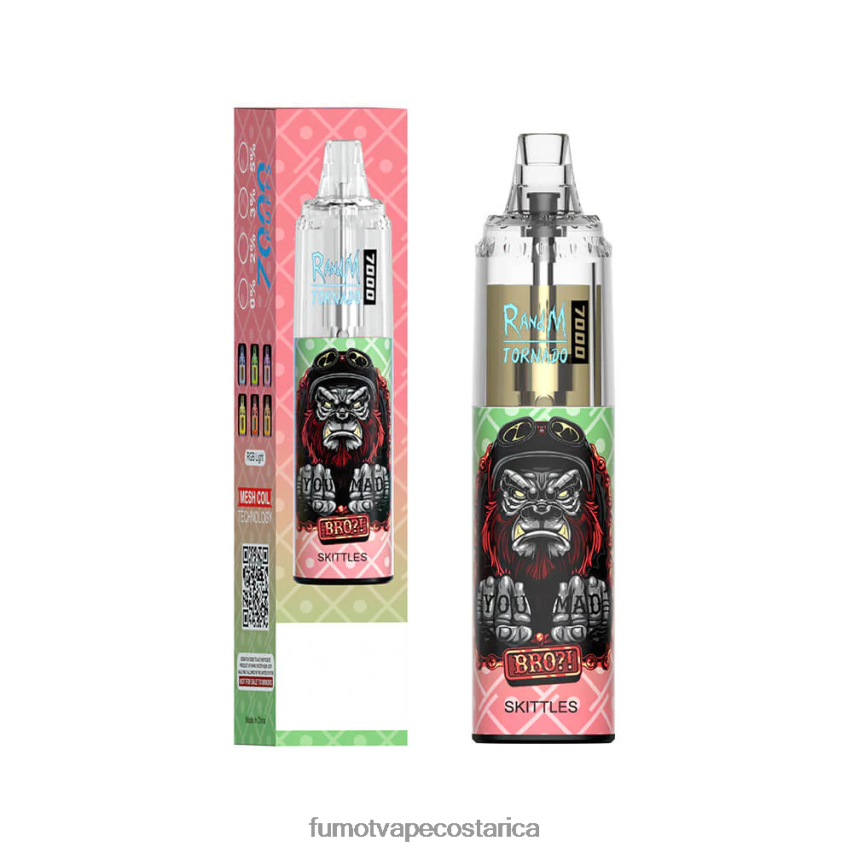 Fumot Tech - Fumot Tornado Pluma vaporizador desechable 7000 - 14 ml (1 pieza) P8Z6F680 kiwi maracuyá guayaba
