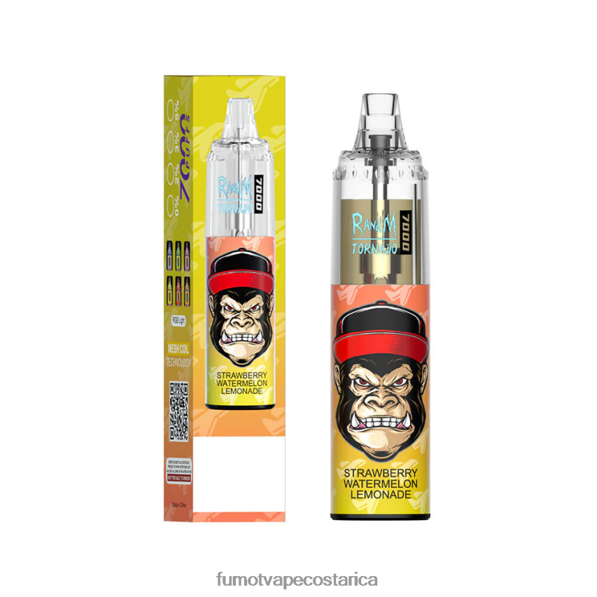 Fumot Tech - Fumot Tornado Pluma vaporizador desechable 7000 - 14 ml (1 pieza) P8Z6F680 kiwi maracuyá guayaba