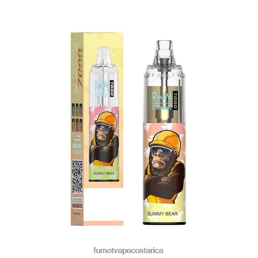 Fumot Tech - Fumot Tornado Pluma vaporizador desechable 7000 - 14 ml (1 pieza) P8Z6F680 kiwi maracuyá guayaba