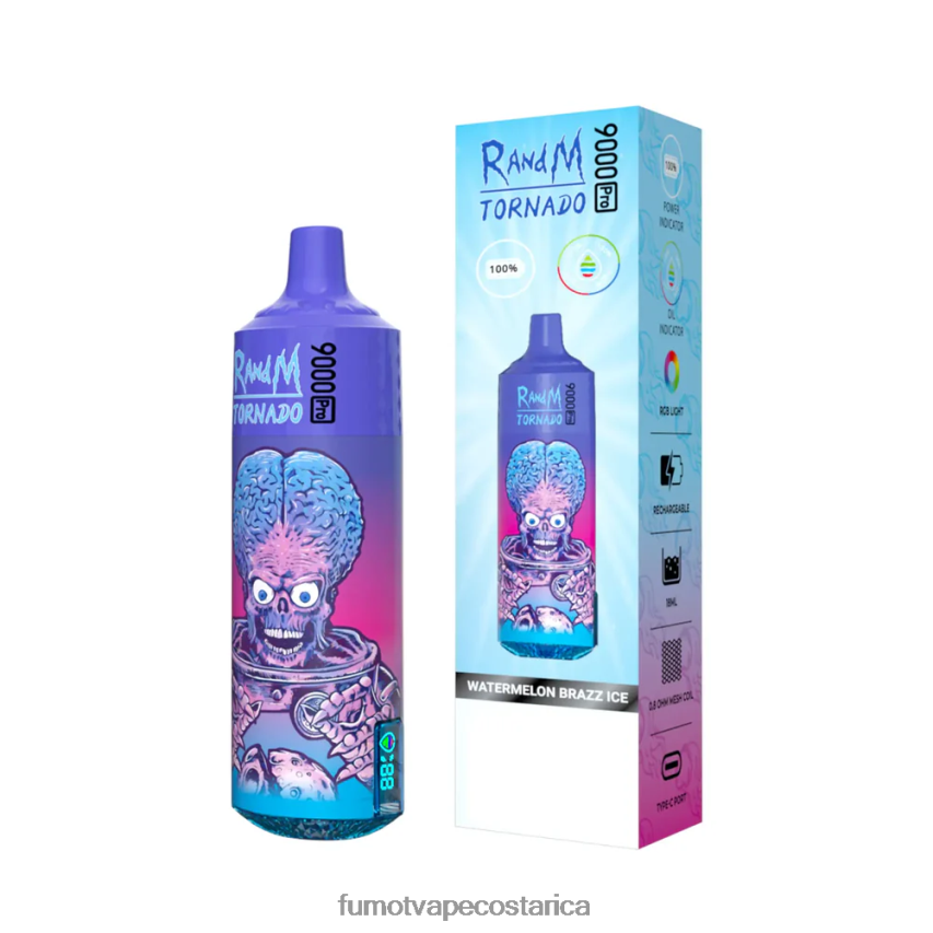 Fumot Tech - Fumot Tornado Vape desechable 9000 pro - 18 ml (1 pieza) P8Z6F6210 cereza