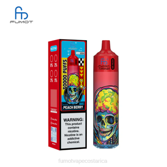 Fumot Vape Flavors - Fumot Tornado Música 30K baya de durazno T2J019