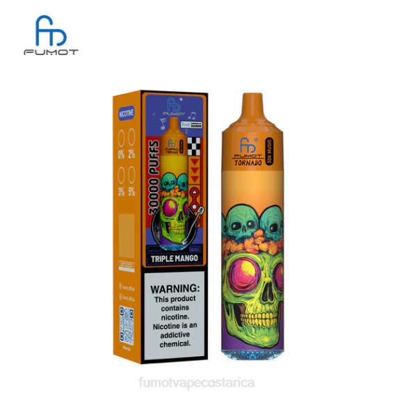 Fumot Vape Flavors - Fumot Tornado Música 30K mango triple T2J029