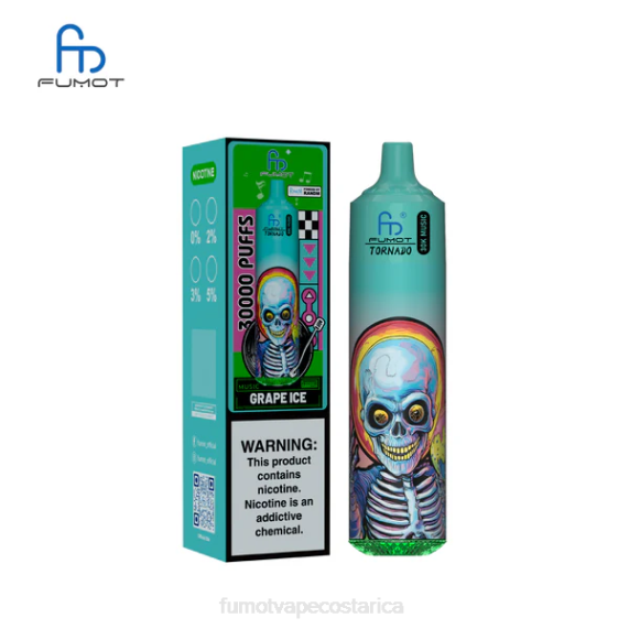 Fumot Vape Sabores - Fumot Tornado Música 30K hielo de uva T2J013