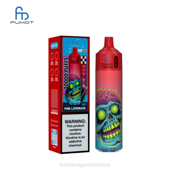Fumot Vape Sabores - Fumot Tornado Música 30K limonada rosa T2J023