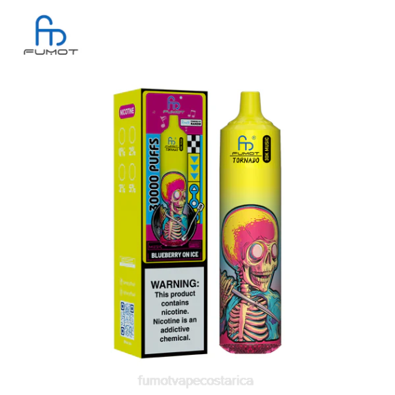 Vaporizador Fumot - Fumot Tornado Música 30K arándano en hielo T2J04