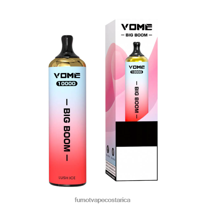 Fumot Tech - Fumot Vome Big Boom bolígrafo vapeador desechable 10000 - 20ml (1 pieza) P8Z6F6440 hielo de fresa