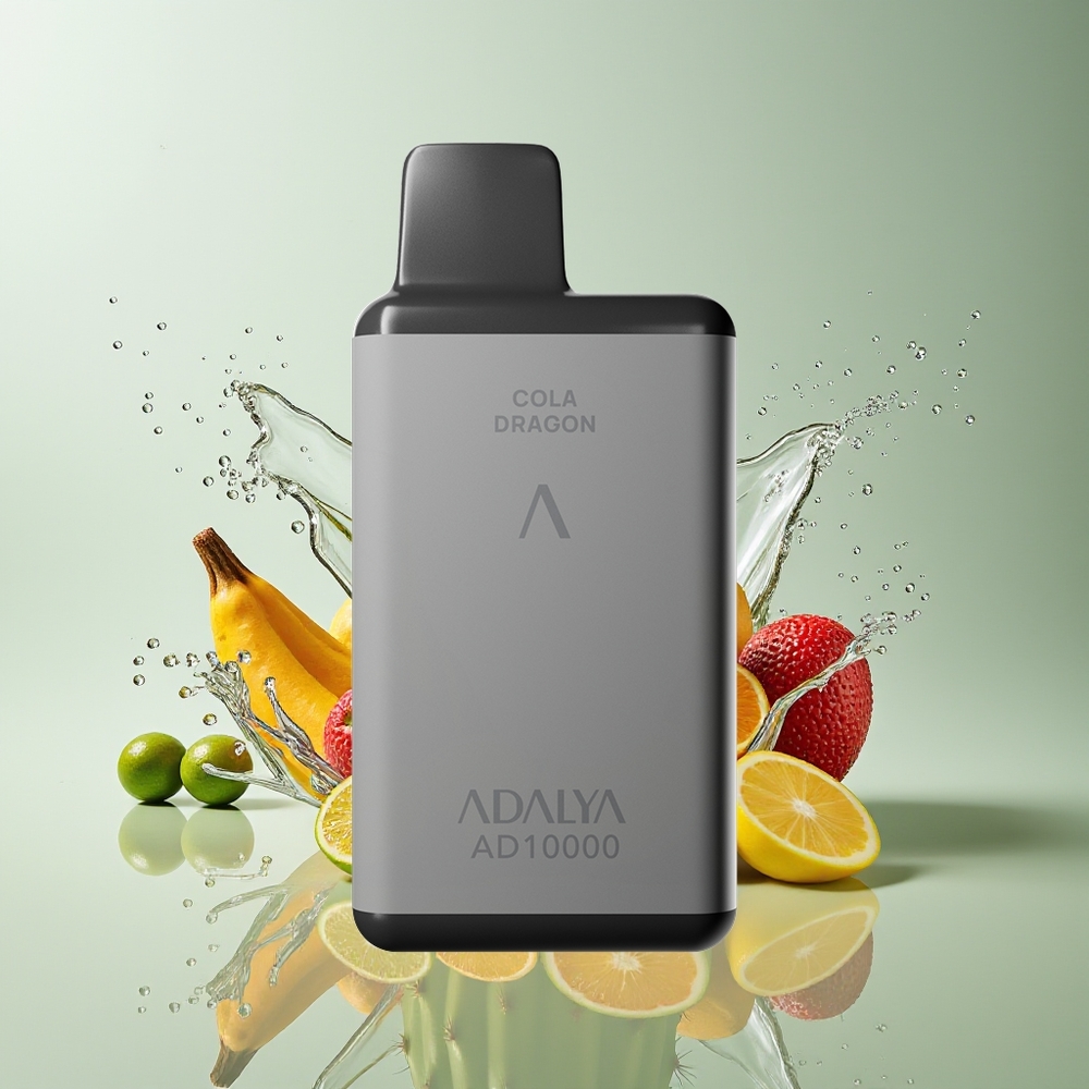 Adalya AD 10000 Puffs Recargable USB-C Gris Espacial Splash de Cactus