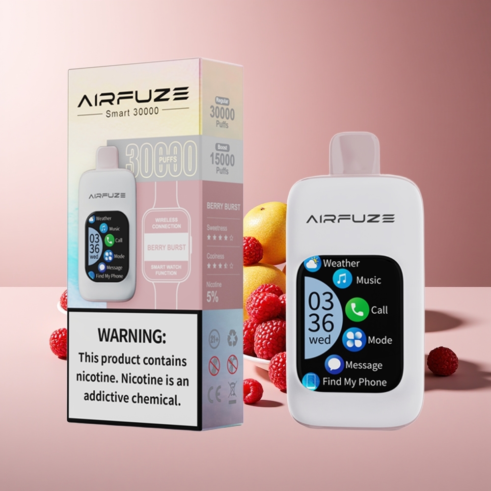 AirFuze Smart 30000 Puffs Pantalla Táctil 5% Nicotina Berry Burst