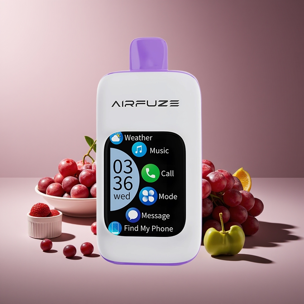 AirFuze Smart Pro 40000 Pufs Recargable con Modos Inteligentes y Uva Explosiva