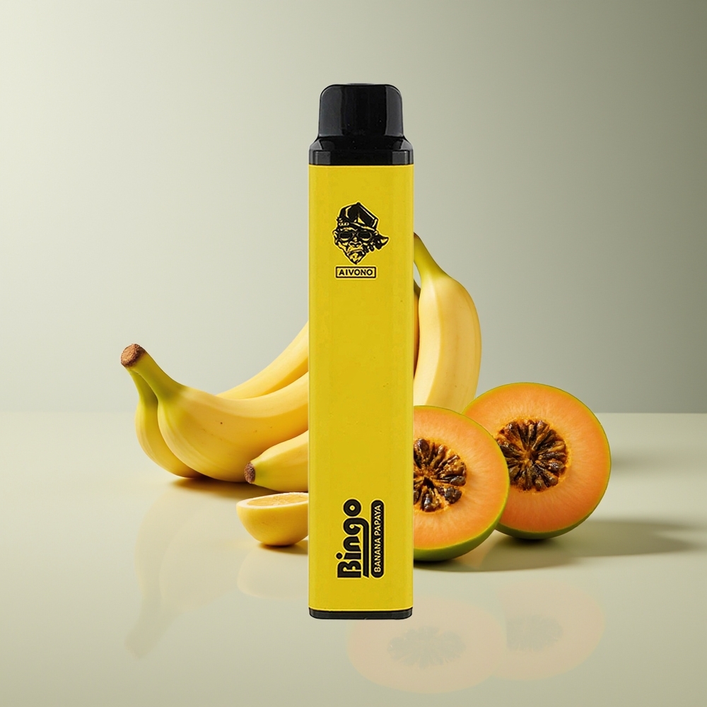 Aivono Aim Bingo 4000 Chupadas Vape Desechable Plátano Papaya