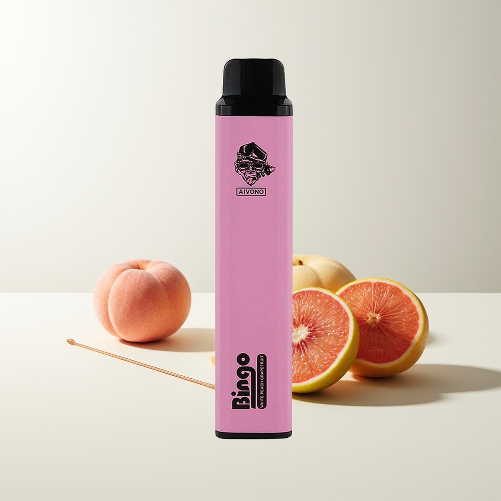 Aivono Aim Bingo 4000 Puffs Disposable Vape Durazno Blanco Pomelo