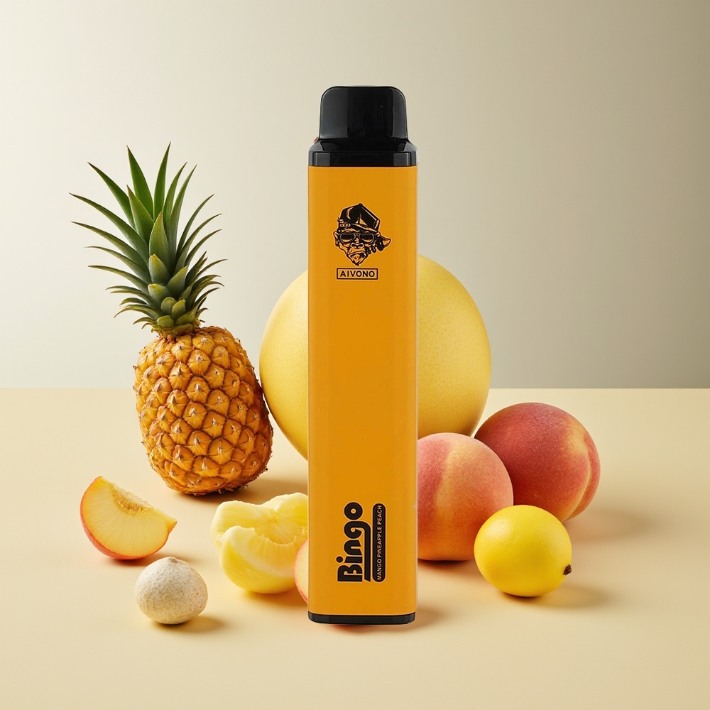 Aivono Aim Bingo 4000 Puffs Recargable Piña Durazno
