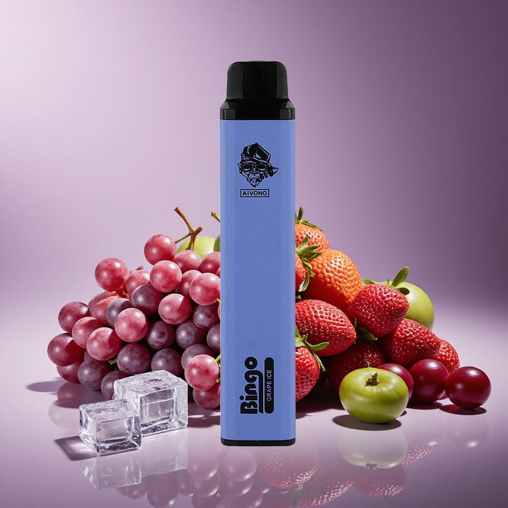 Aivono Aim Bingo 4000 Puffs Vape Desechable Uva Hielo