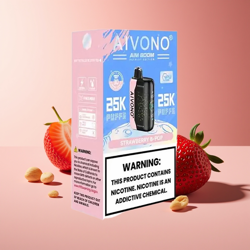 Aivono Aim Boom 25000 Puffs 28ml 650mAh Fresa B Pop