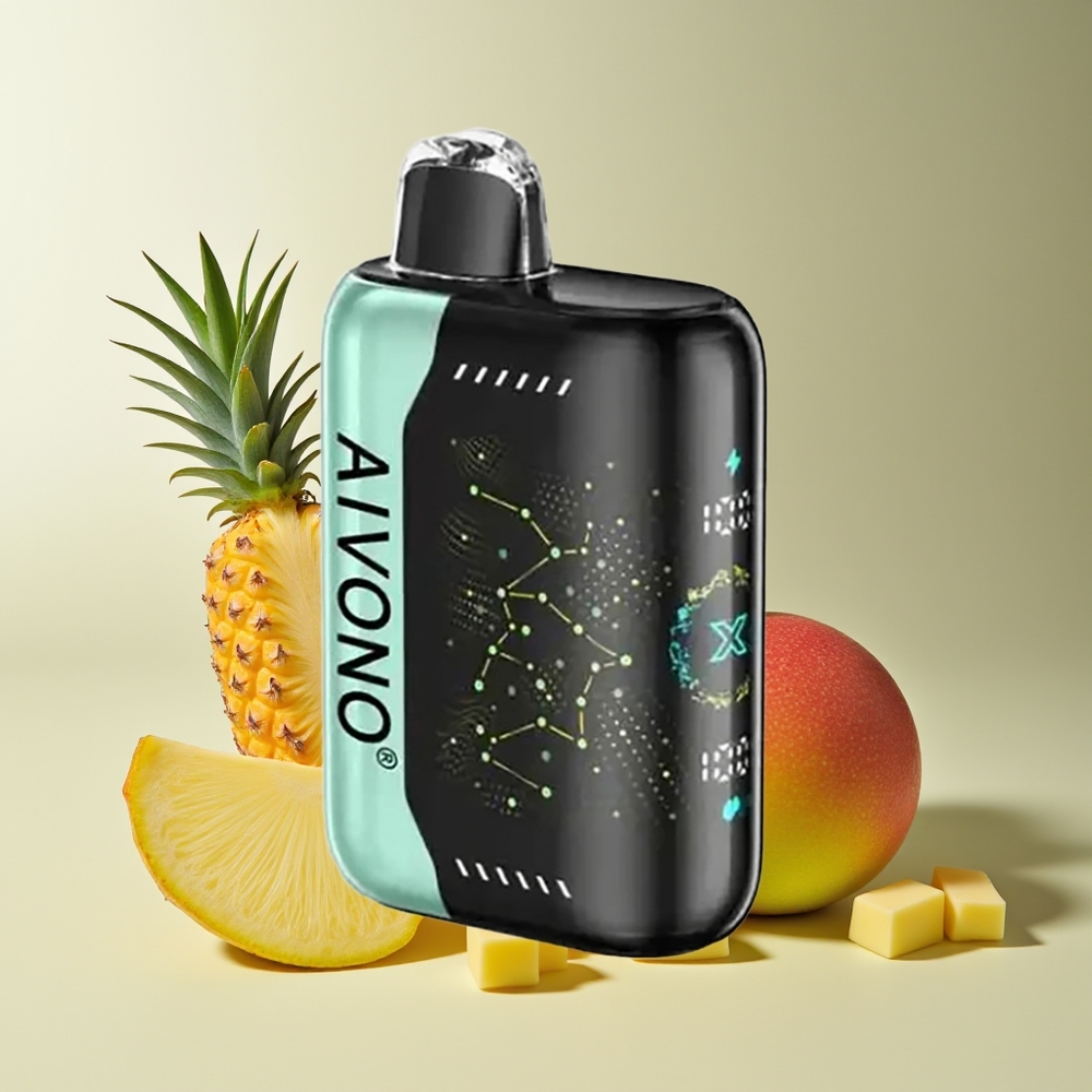 Aivono Aim Boom 25000 Puffs 28ml Tipo-C Mango Piña Ácido