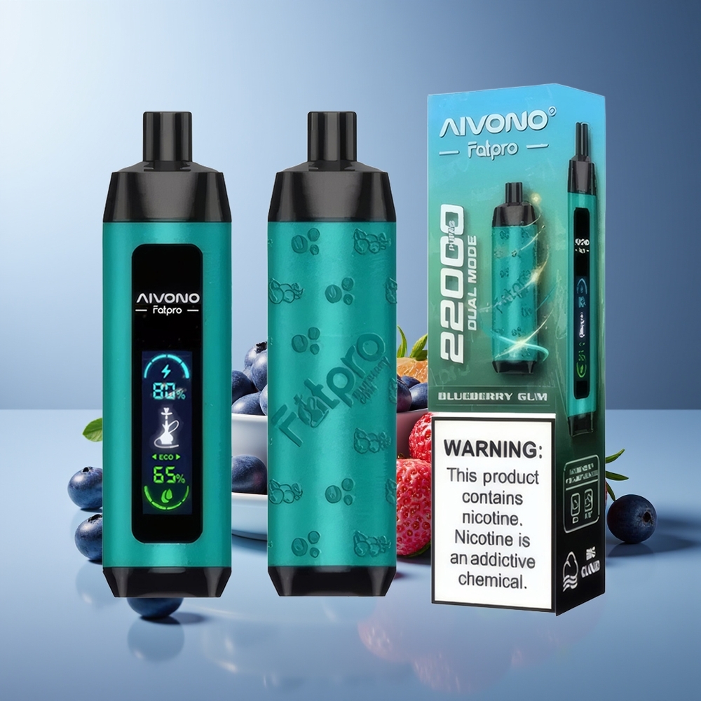 Aivono Aim Fatpro 22000 Puffs 28ml 5% Nic Dual Modes Arándano Pistola
