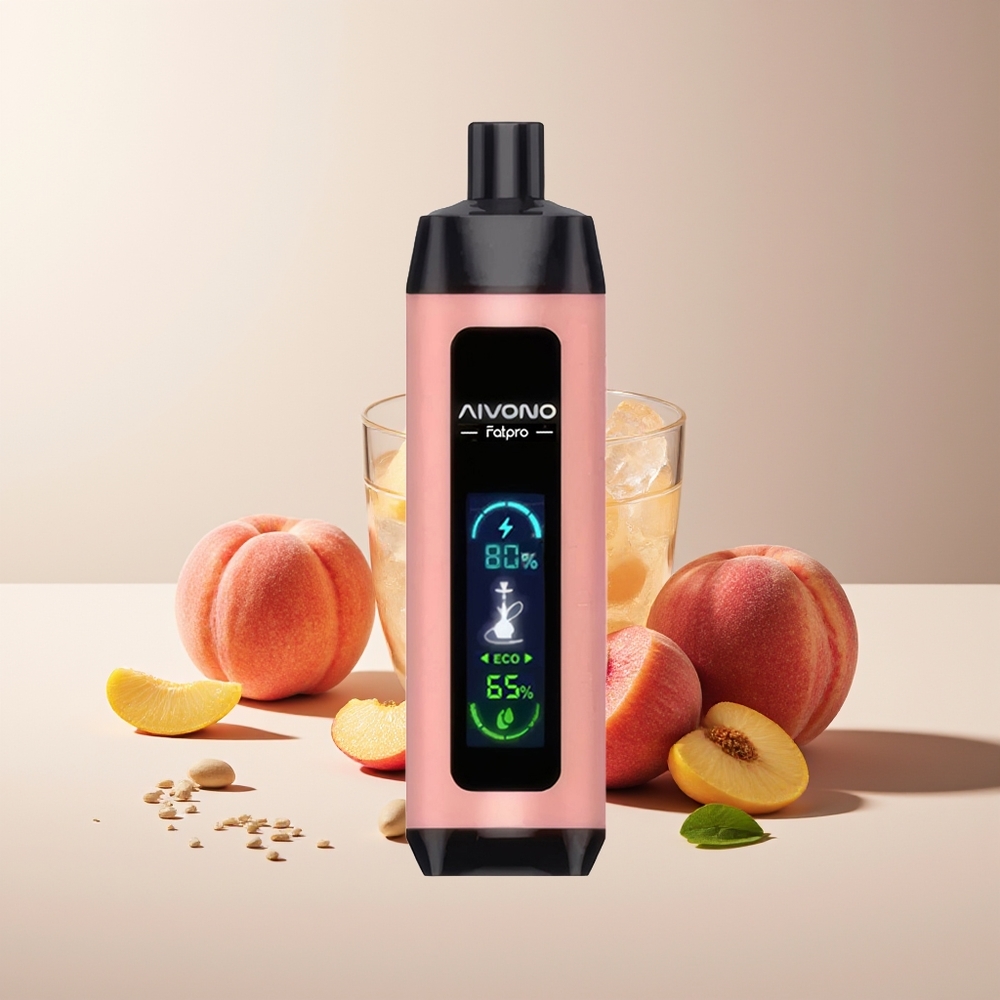 Aivono Aim Fatpro 22000 Puffs Recargable 28ml Durazlo Hielo