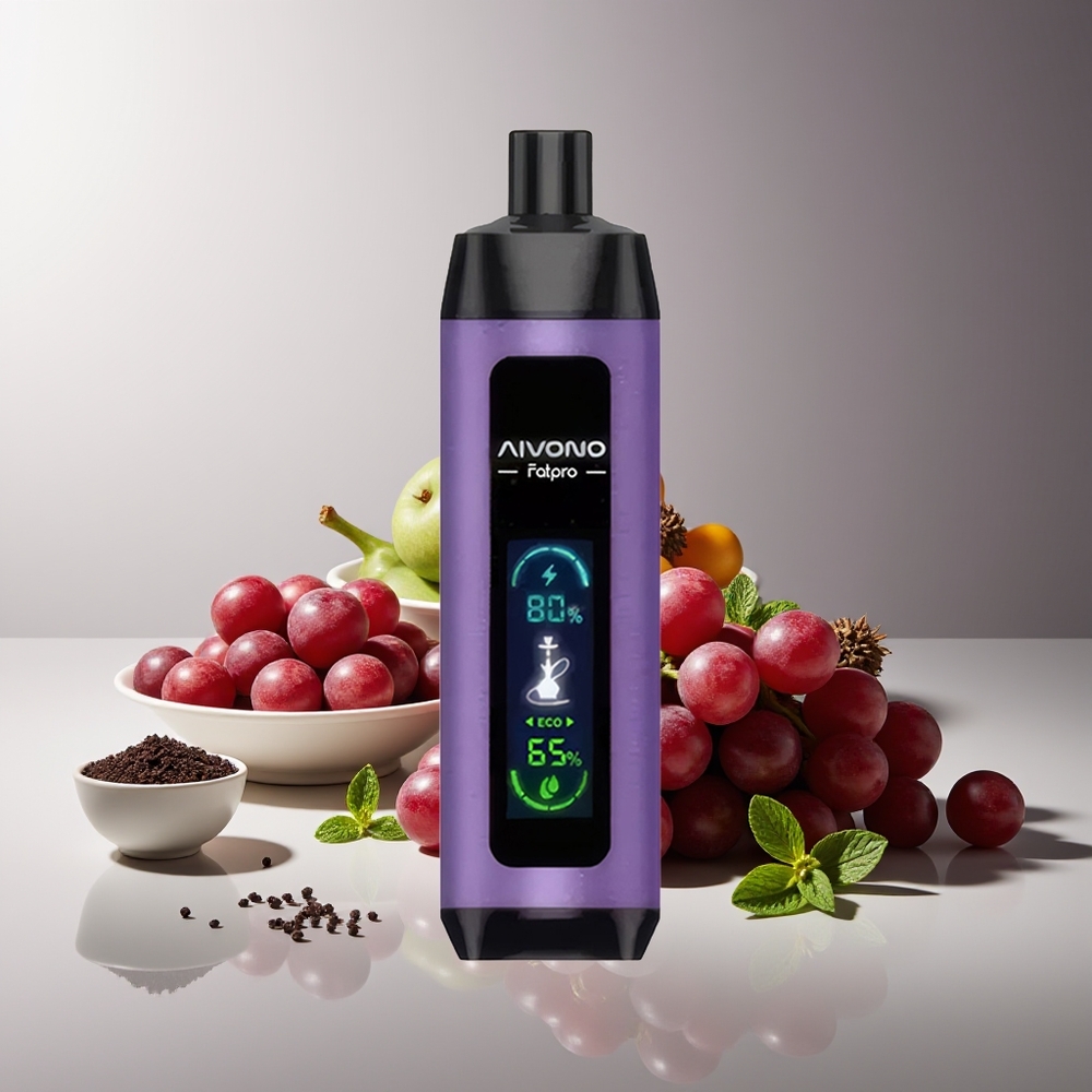 Aivono Aim Fatpro 22000 Puffs Recargable 28ml Uva Menta
