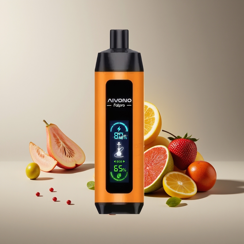 Aivono Aim Fatpro 22000 Puffs Vape Recargable 28ml 0.6 ohm Malla Dual Eco/Boost Sueño Lúcido