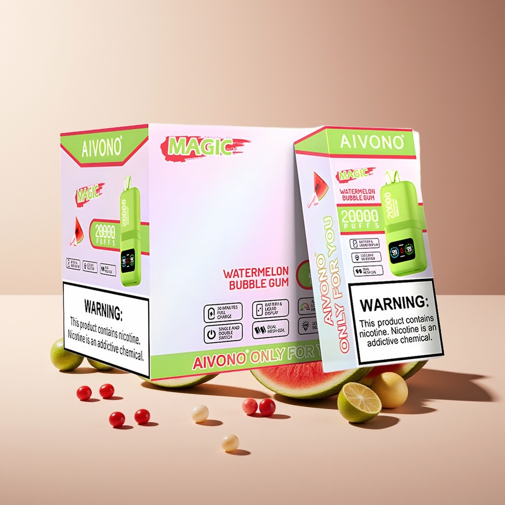Aivono Aim Magic 20000 Puffs Recargable Tipo-C Chicle Sandía