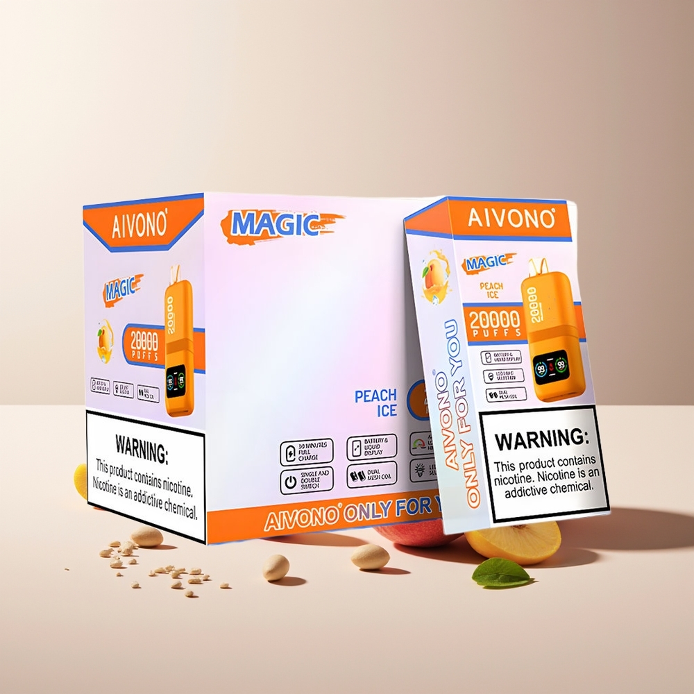 Aivono Aim Magic 20000 Puffs Recargable Tipo-C Durazno Hielo