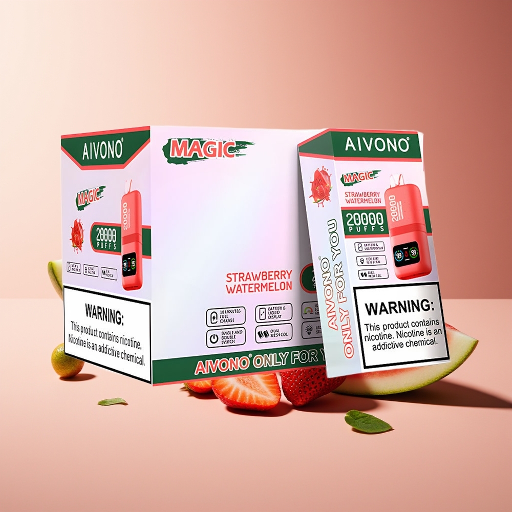 Aivono Aim Magic 20000 Puffs Recargable Tipo-C Fresa Sandía