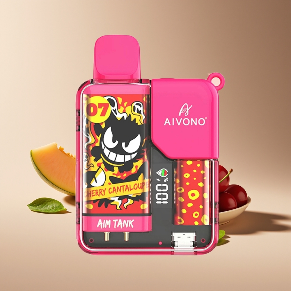Aivono Aim-Tank 9500 Puffs 18ml LCD Cereza Melón