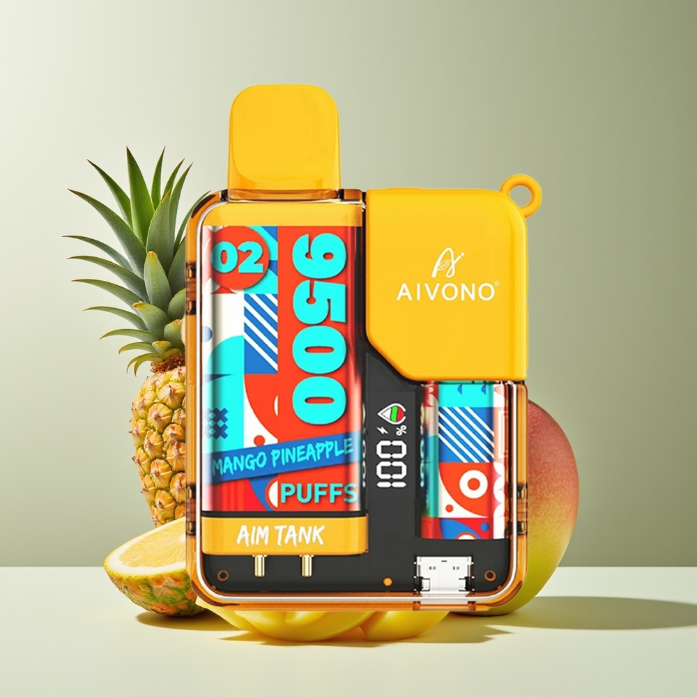 Aivono Aim-Tank 9500 Puffs 18ml LCD Mango Piña