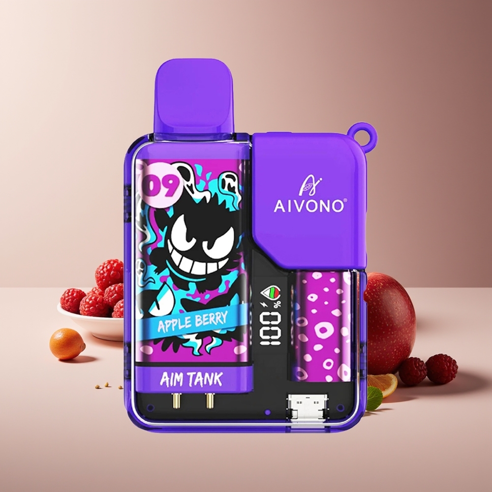 Aivono Aim-Tank 9500 Puffs 18ml LCD Manzana Baya