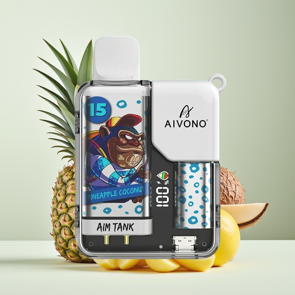 Aivono Aim-Tank 9500 Puffs 18ml LCD Piña Coco