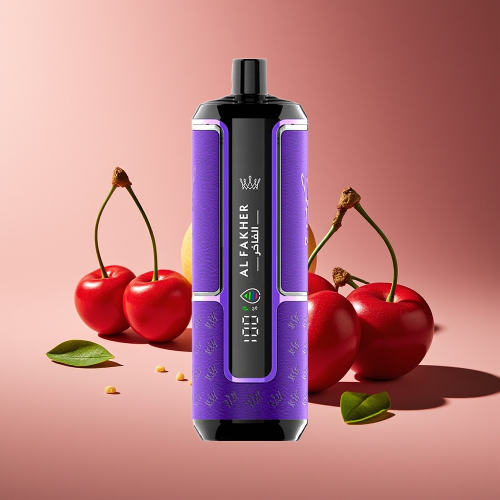 Al Fakher Crown Bar 15K Hipermax Desechable 22ml 600mAh Fiesta Cereza