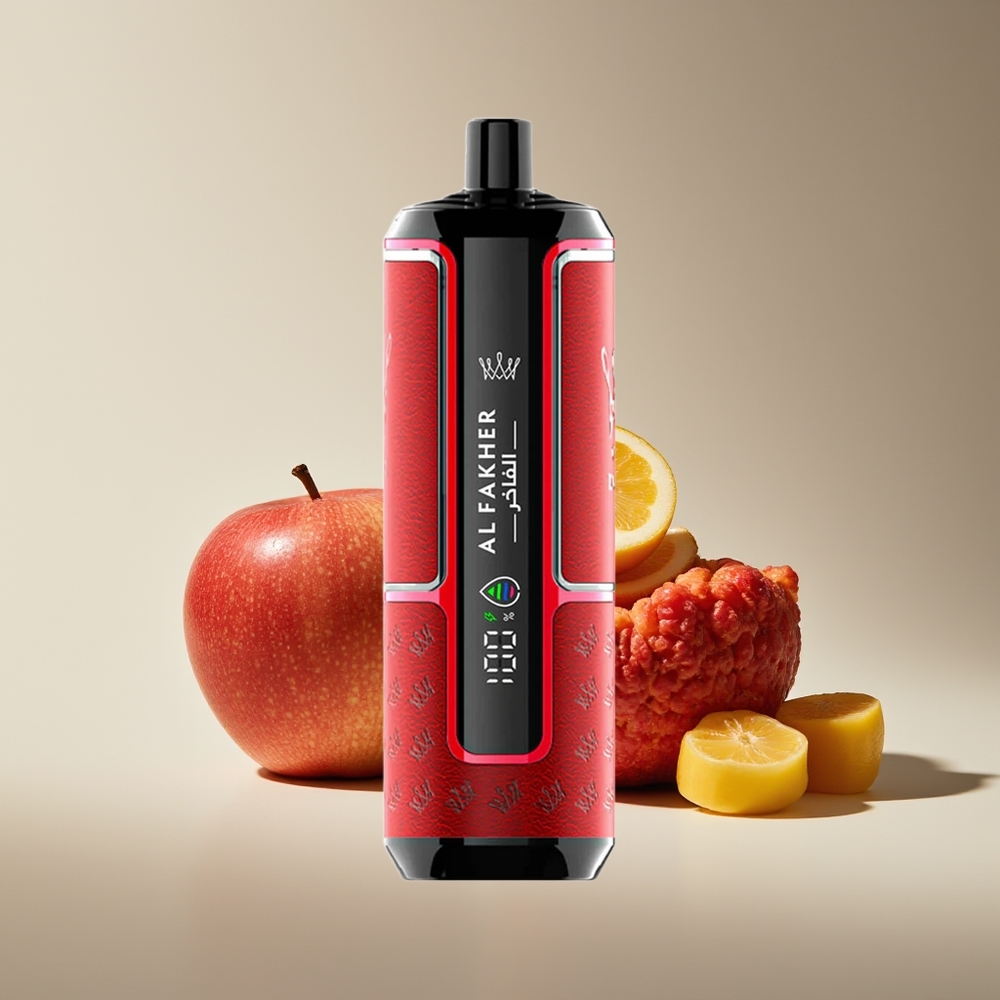 Al Fakher Crown Bar 15K Hipermax Desechable Dos Manzanas