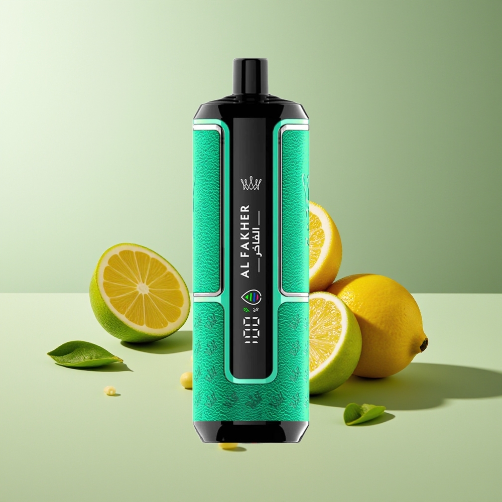Al Fakher Crown Bar 15K Hipermax Desechable Limón Lima
