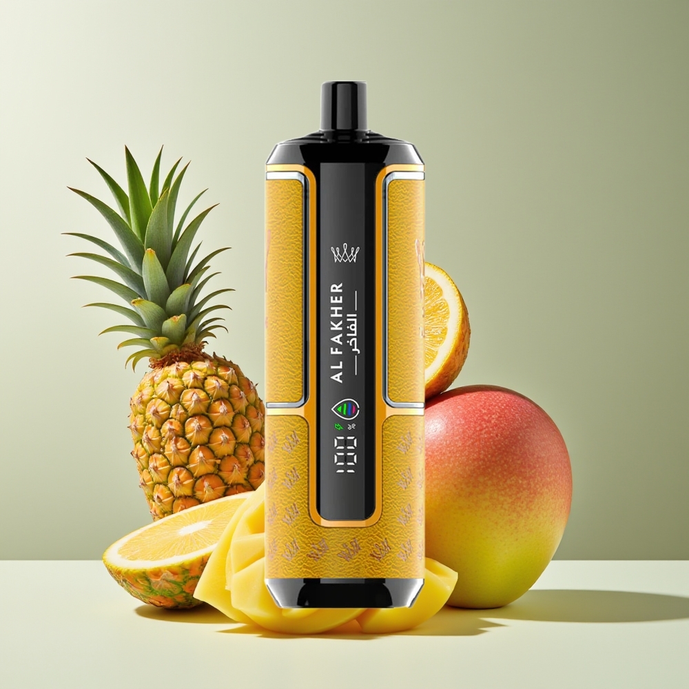 Al Fakher Crown Bar 15K Hipermax Desechable Vapeador Mango Piña