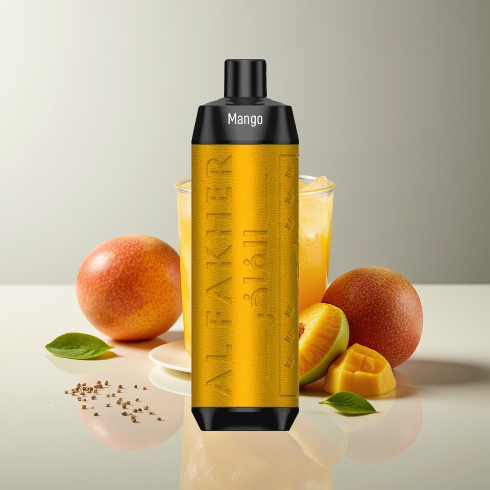 Al Fakher Crown Bar 8000 Cristal Vape Desechable 5mg 18ml Mango Hielo