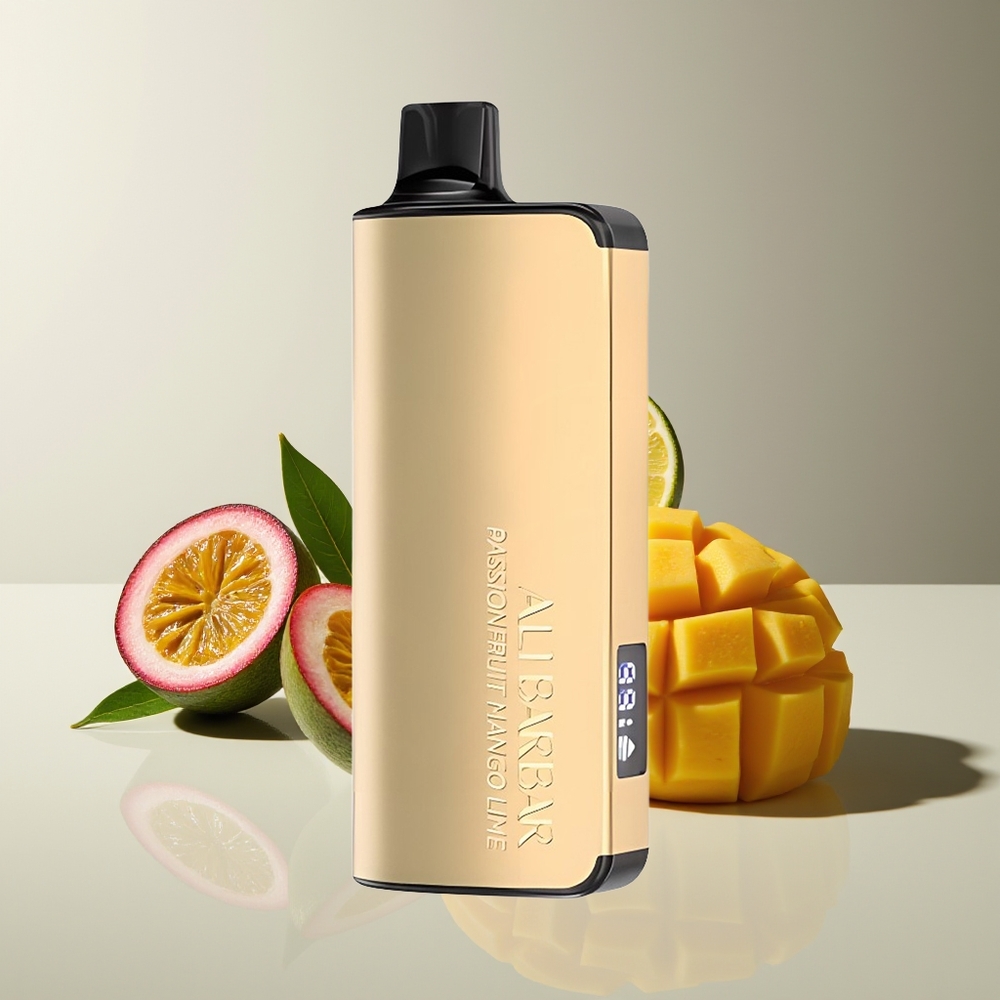 Alibarbar Ingot 9000 Puffs 22ml 2350mAh LED Maracuyá Mango Lima